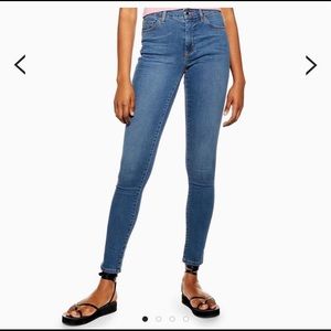 Topshop Leigh moto skinny jeans